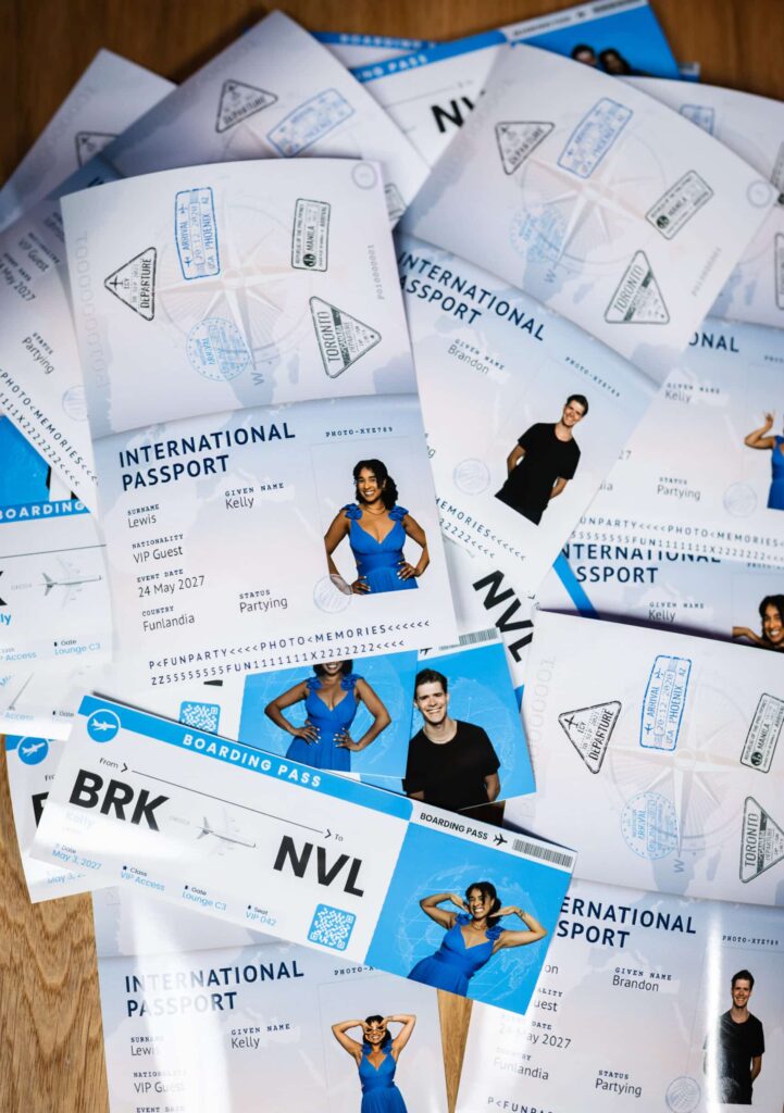 Travel Booth capturing memorable moments at corporate and party events