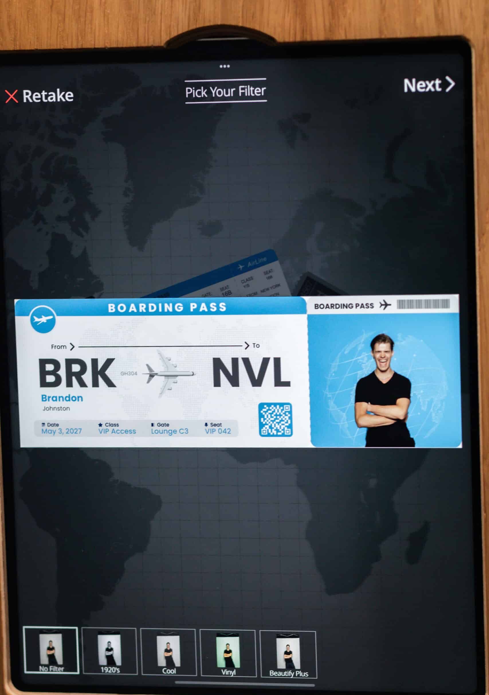 Travel Booth providing fun photo experiences at corporate and party events