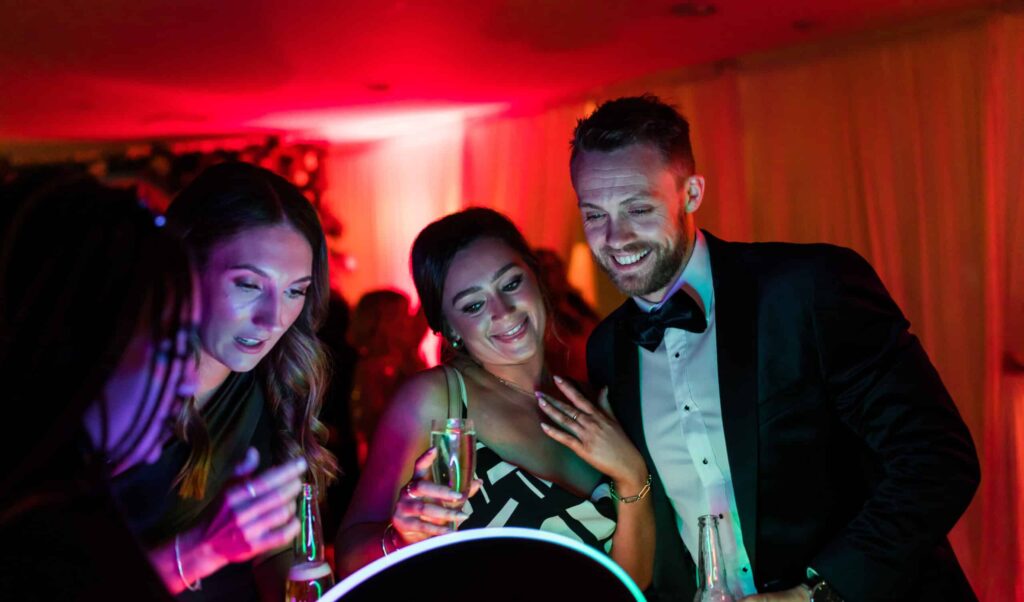 Roaming Booth for lively corporate and party events capturing candid guest moments