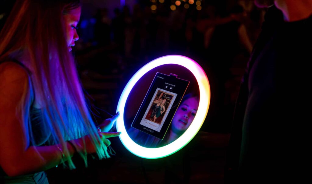 Roaming Booth offering interactive photo experiences at corporate, party, and special events