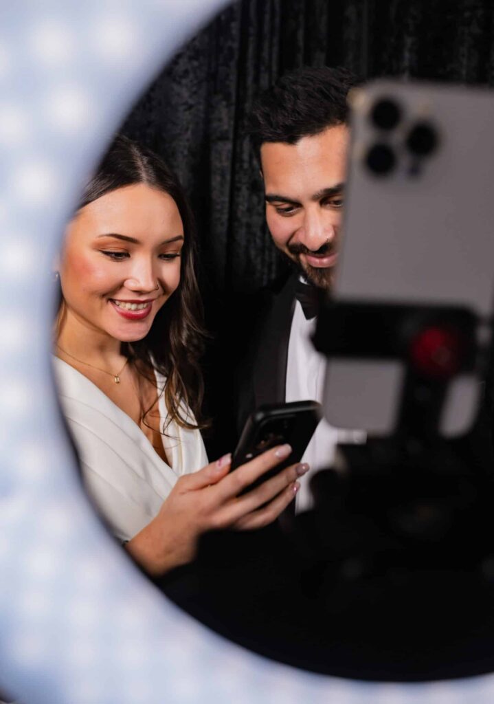 Wedding photo capturing elegant décor and memorable moments at a celebration