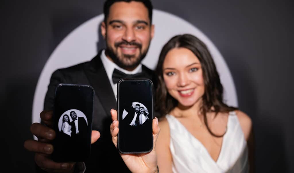 Wedding photo capturing elegant décor and memorable moments at a celebration