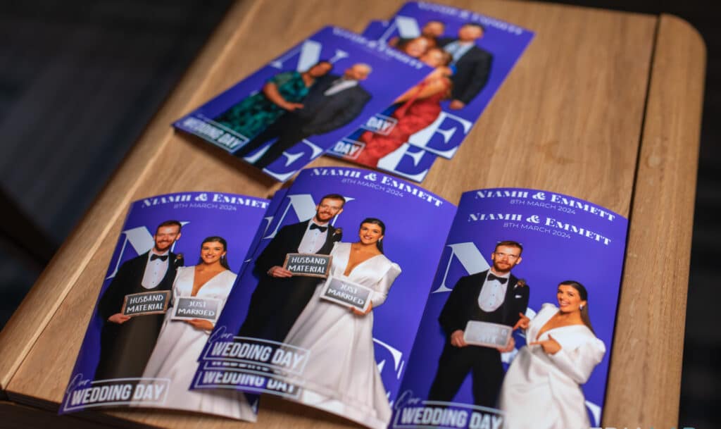 Magazine Cover Photo Booth for Corporate, Party, and Wedding Events